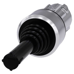 Cabeza pulsador 3SU, 22mm, metal, negro