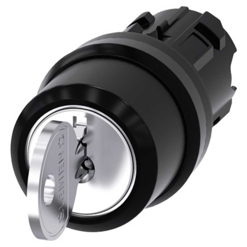 Cabeza llave 3SU, 22mm, plástico, con llave
