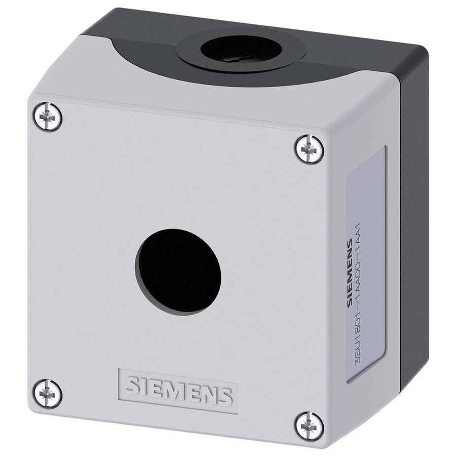 Caja mando 3SU, plástico, 22mm, 1 puntos
