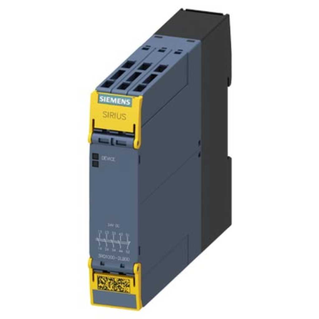 Relé interfaz, 3RQ, 4NA/1NC, 24V DC, resorte
