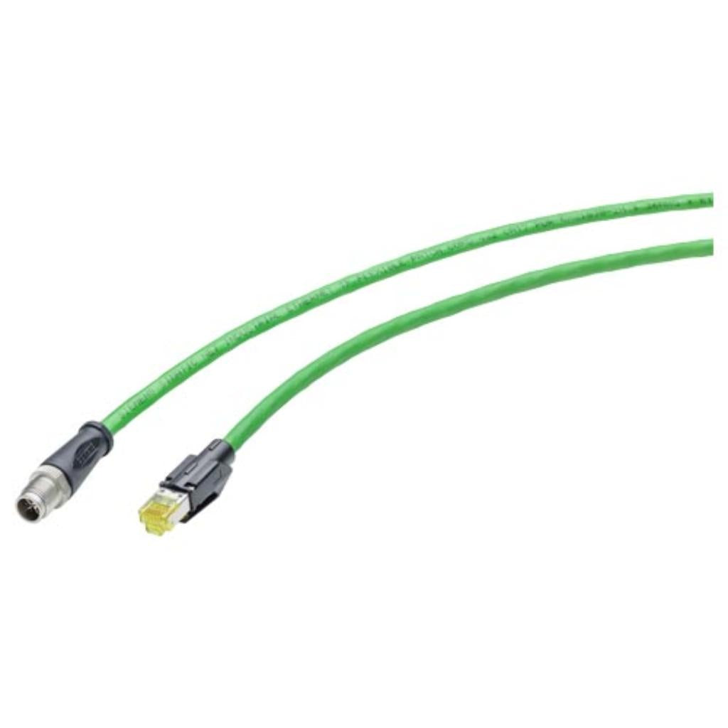 IE TP Cord M12-180/RJ45-180 (4x2, 10 m)