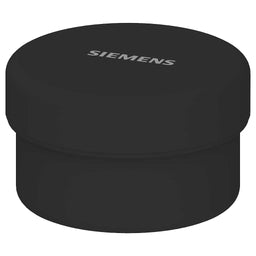 Elemento de conexión, con tapa de cierre, negro, para montaje en suelo/ángulo