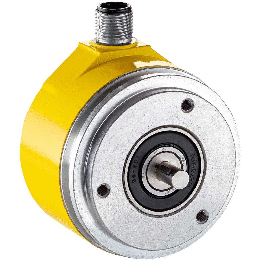 Encoder seguridad AFS/AFM60S Pro, SIL 3, PL e, Eje macizo Brida servo, M12 12P