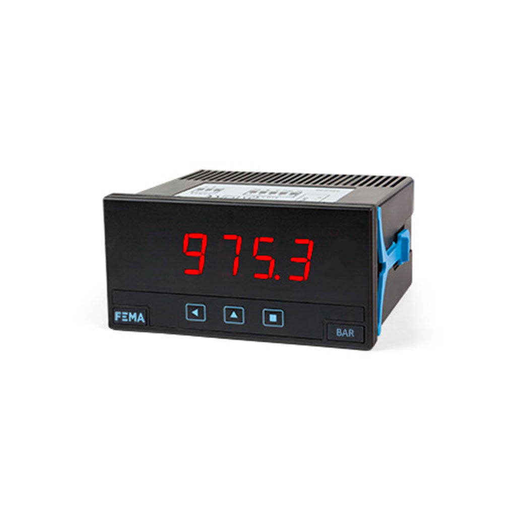 Indicador digital de panel + para señales de proceso +  de 11 a 60 Vdc (24/48 Vac) + 1 relé