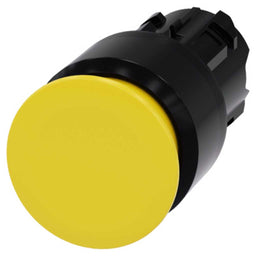 Cabeza seta 3SU, 22mm, plástico, amarillo, seta