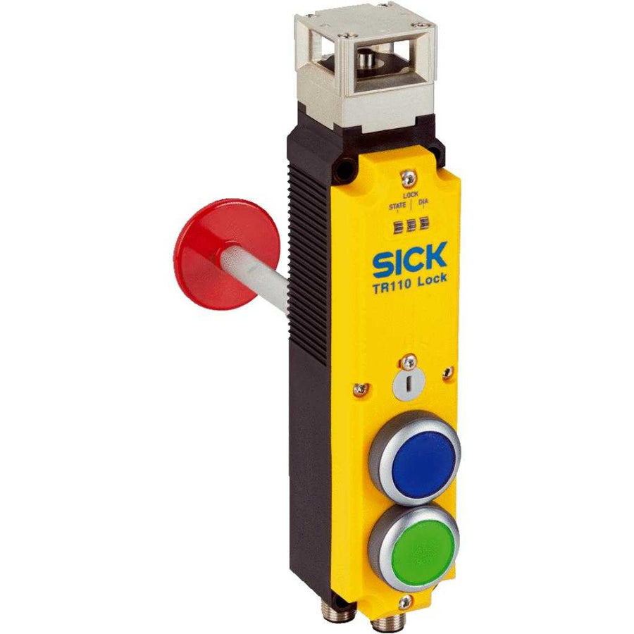 Interruptor seguridad TR110 Lock, cc reposo, M12 8P, El plastic
