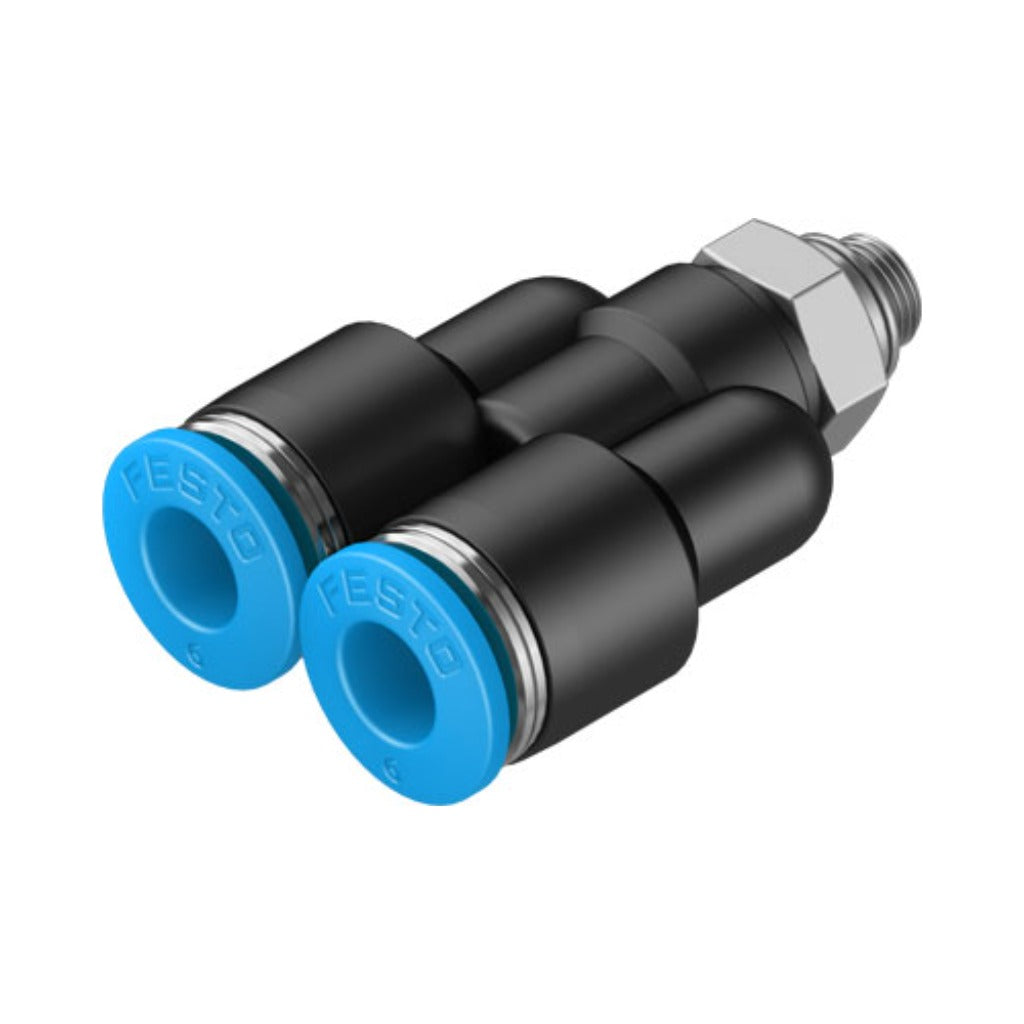 Racor en Y QSY, M5, tubo 6 mm
