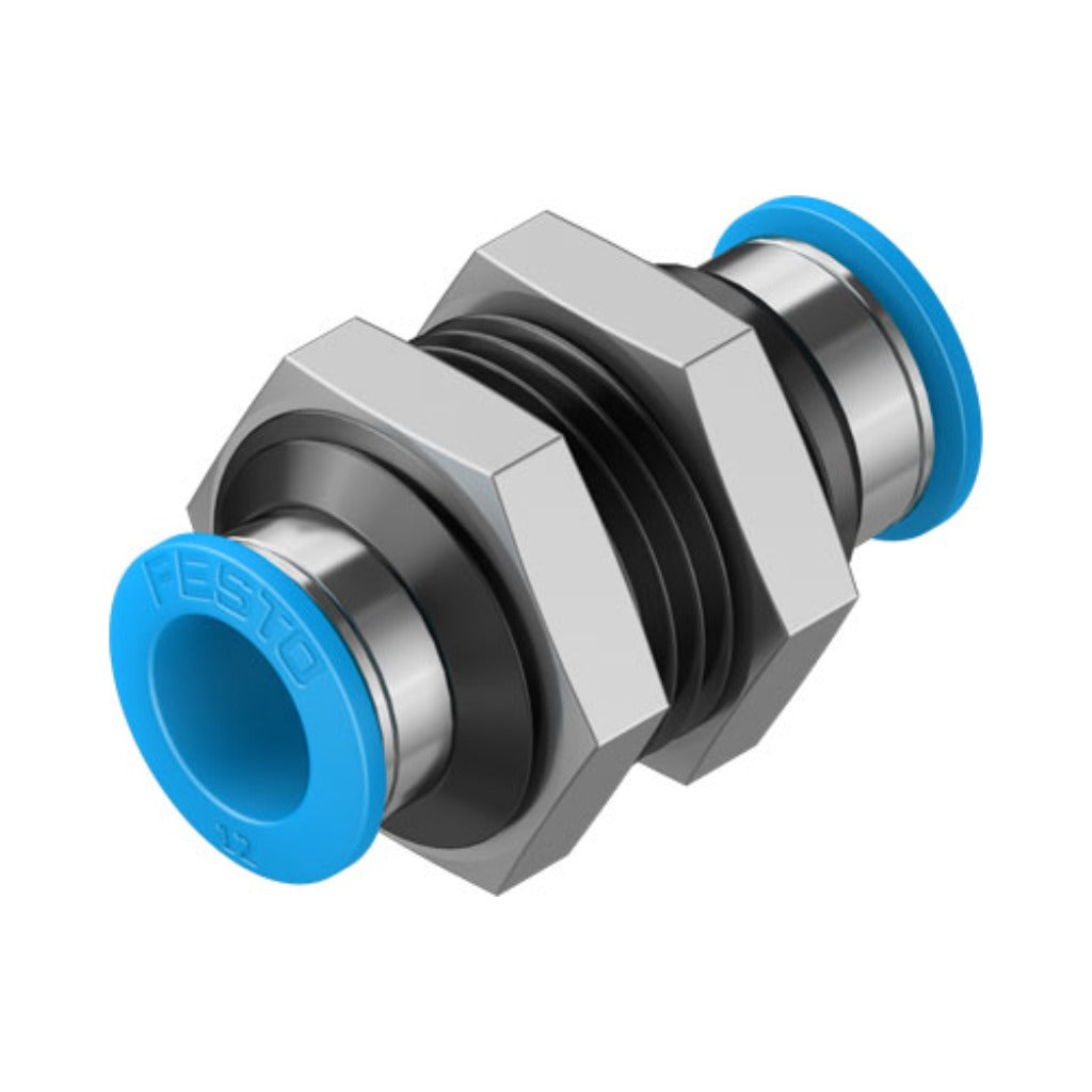 Racor pasamuros QSS, tubo 12 mm