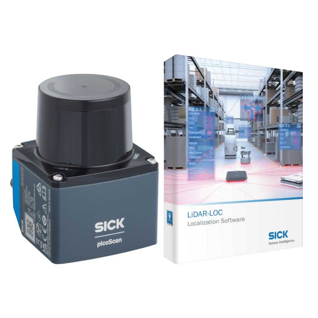 Sensor LiDAR picoScan100,2D Object Detection, 0,05m...60m, M12