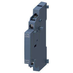 Interruptor auxiliar adosable en lateral 1NA+1NC bornes de tornillo para interruptor automático 3RV2