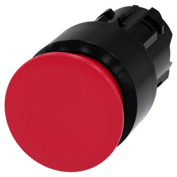 Cabeza seta 3SU, 22mm, plástico, rojo, seta