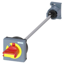 Mando giratorio para montaje en puerta parada de emergencia, tamaño S00...S3 eje de 330 mm