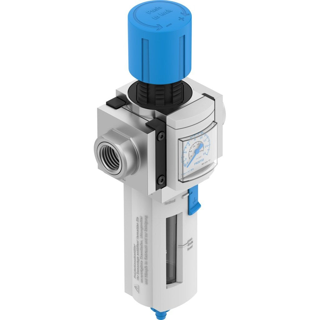 Unidad de filtro y regulador MS4-LFR-AGC-D7-C-R-M