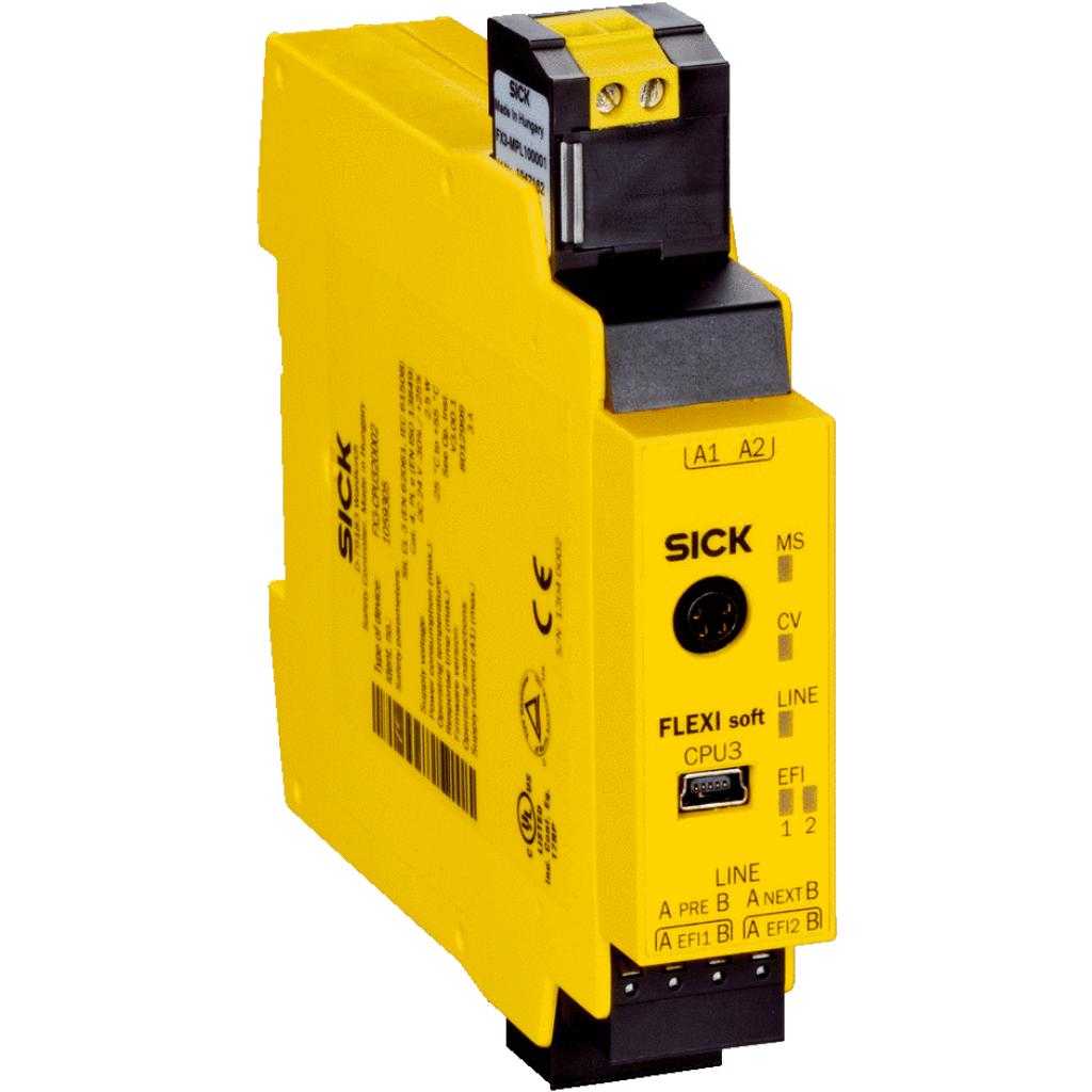 Controlador seg. Flexi Soft, Módulo principal, bornes