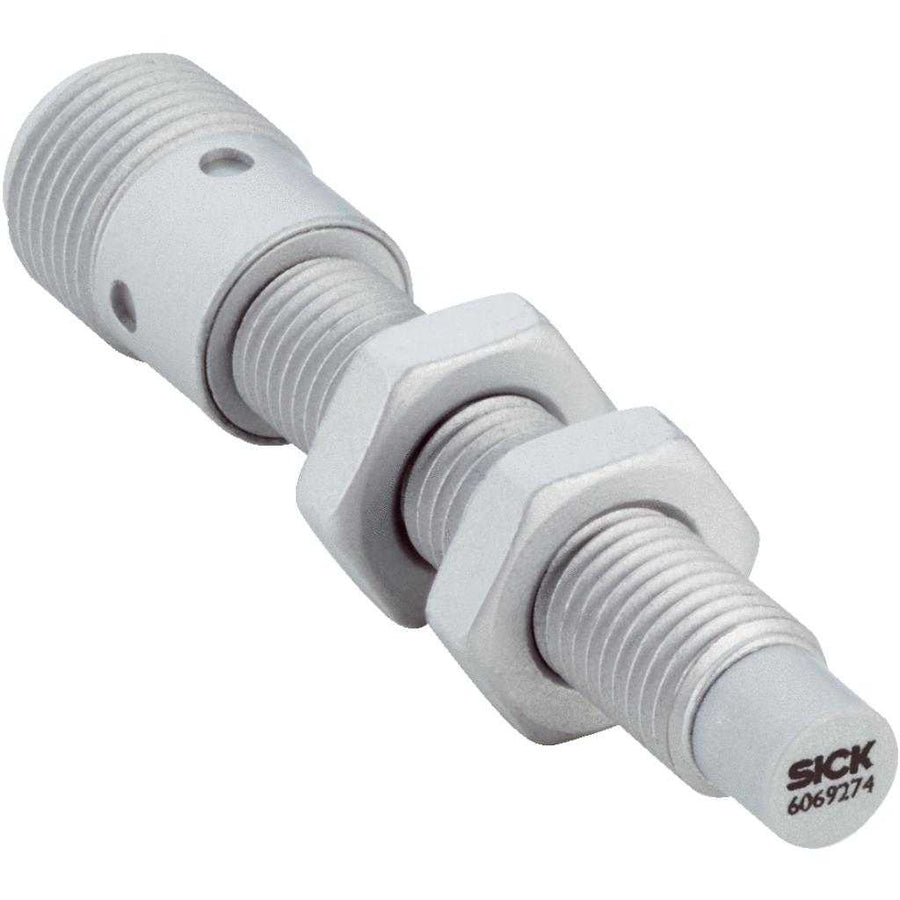 Inductivo IMR08, PNP NO, Sn=6 mm ultracorta, no enrasado, C.c. 3 hilos, M12 4P