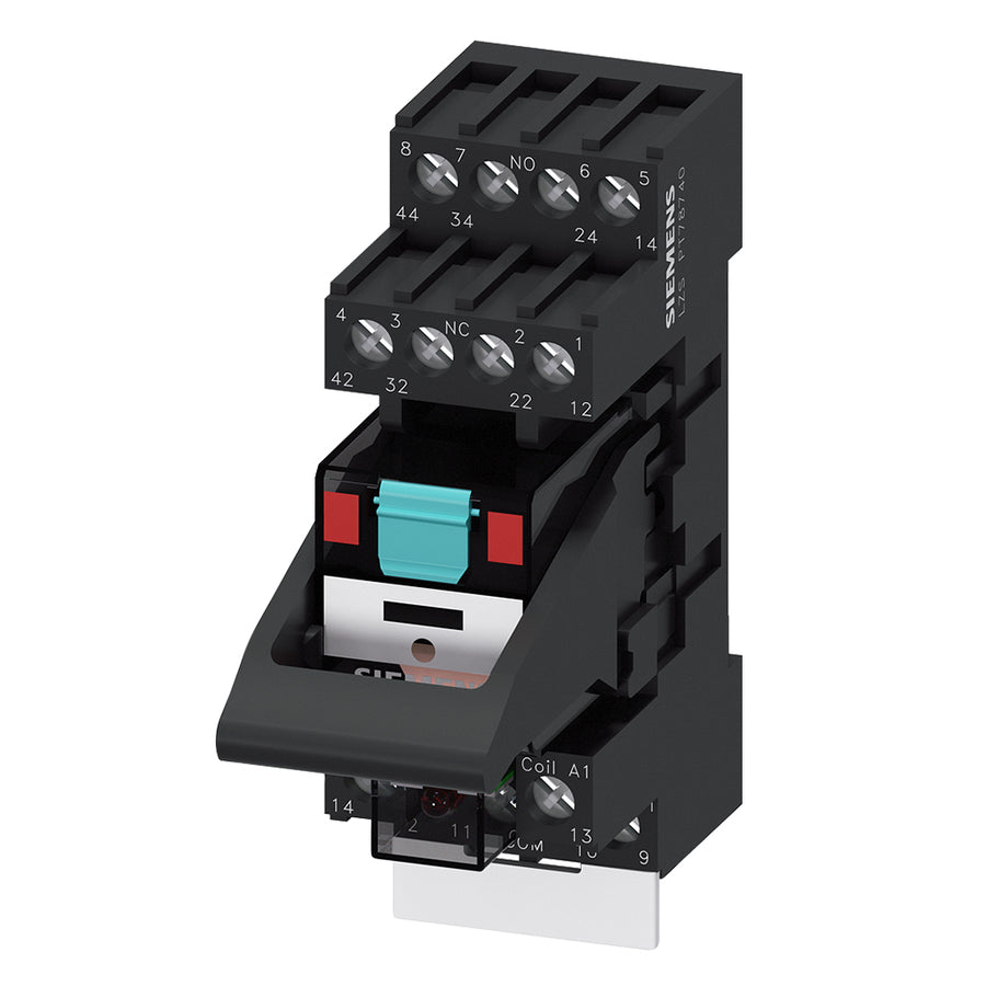 Relé enchufable, PT, 4CO, 24V AC, tornillo