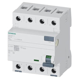 Interruptor diferencial, 3+N polos, tipo F, 400V, selectivo
