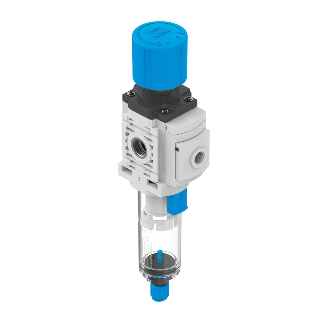 Unidad filtro + regulador MS4-LFR-1/4-D6-C-P-M-A8-F1A-B