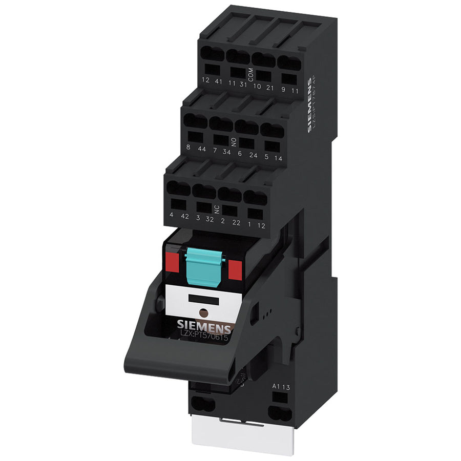 Relé enchufable, PT, 4CO, 115V AC, resorte