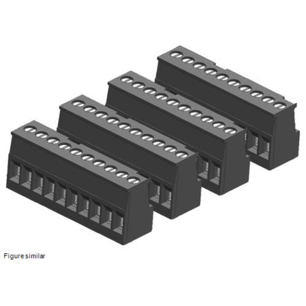 Connector Block, 10 Poles, Tin (4/PK)