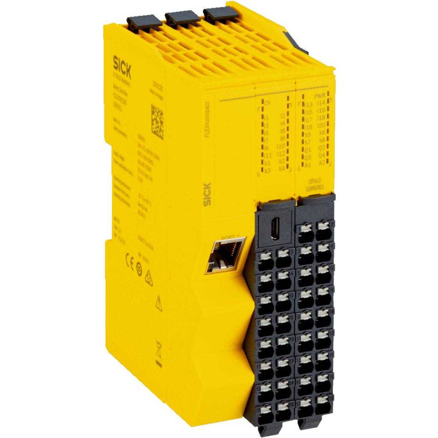 Controlador seg. Flexi Compact, Módulo principal, bornes