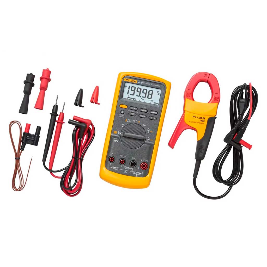 Kit combinado de mantenimiento de multímetro para aplicaciones industriales Fluke 87V