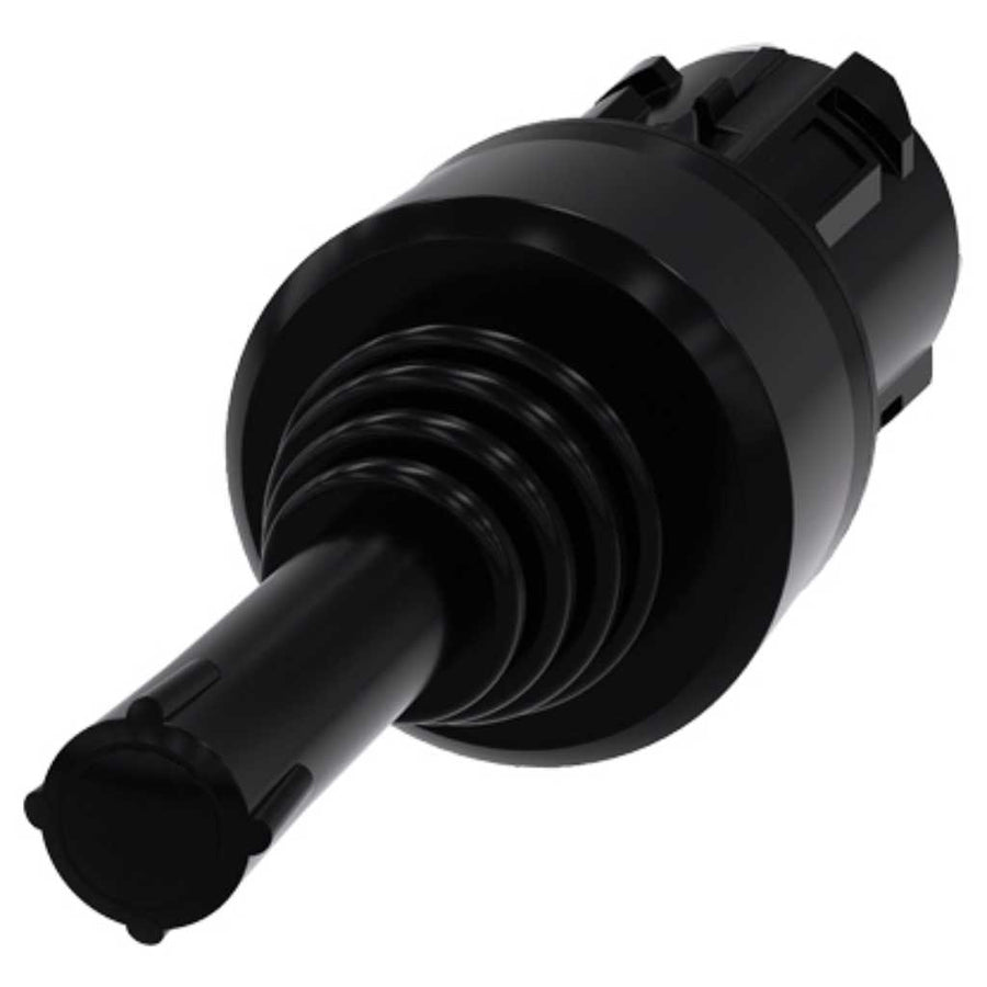 Cabeza pulsador 3SU, 22mm, plástico, negro
