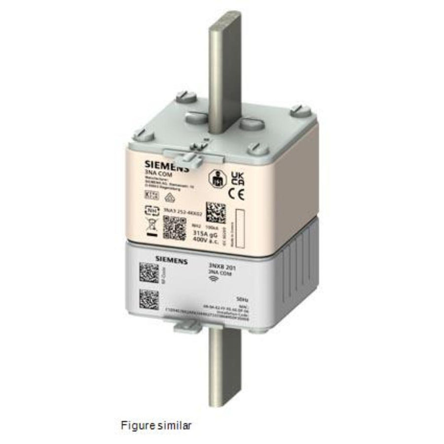 Cartucho de fusibles NH 3NA COM con función de medida tamaño 2 In 224 A Un 400 V