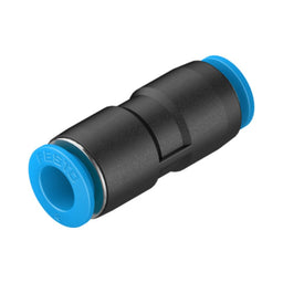 Racor recto QS, tubo 8 a 6 mm