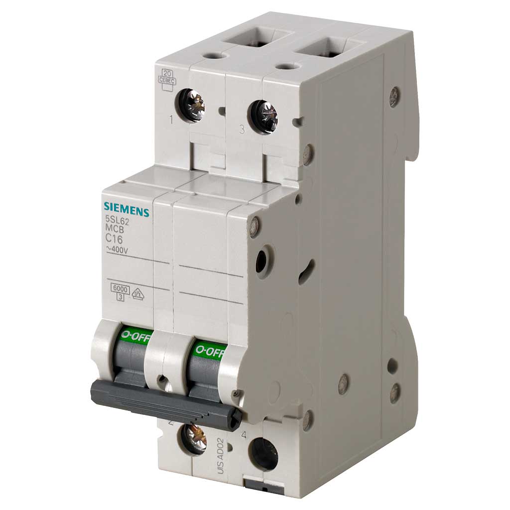Magnetotérmico 400V 6kA 2 polos C, 2A
