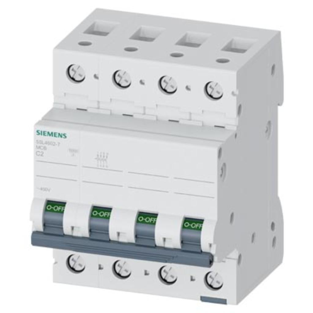 Magnetotérmico 400V 10kA 3+N polos, C, 2A