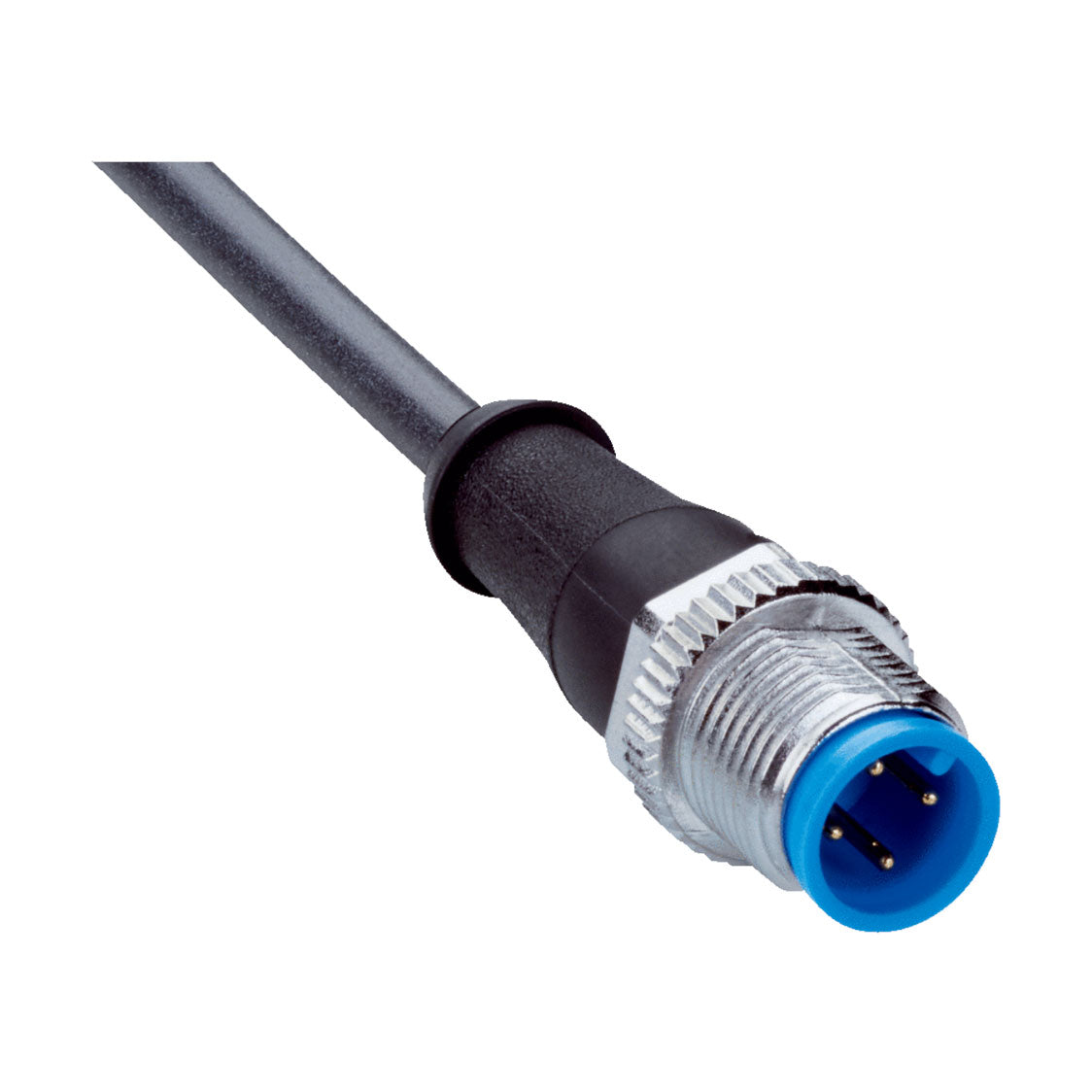 Cable sensor YM2, macho M12 4P cod.A, abierto, sin apant., 5m 4H PUR
