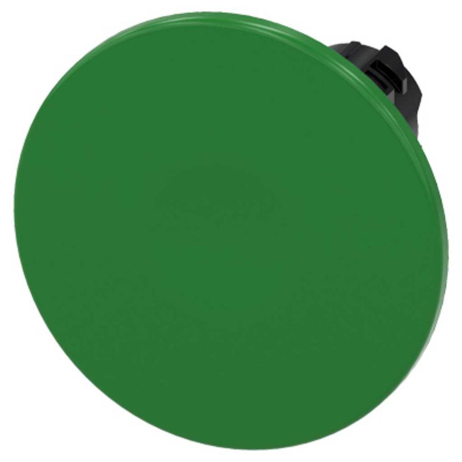Cabeza seta 3SU, 22mm, plástico, verde, seta