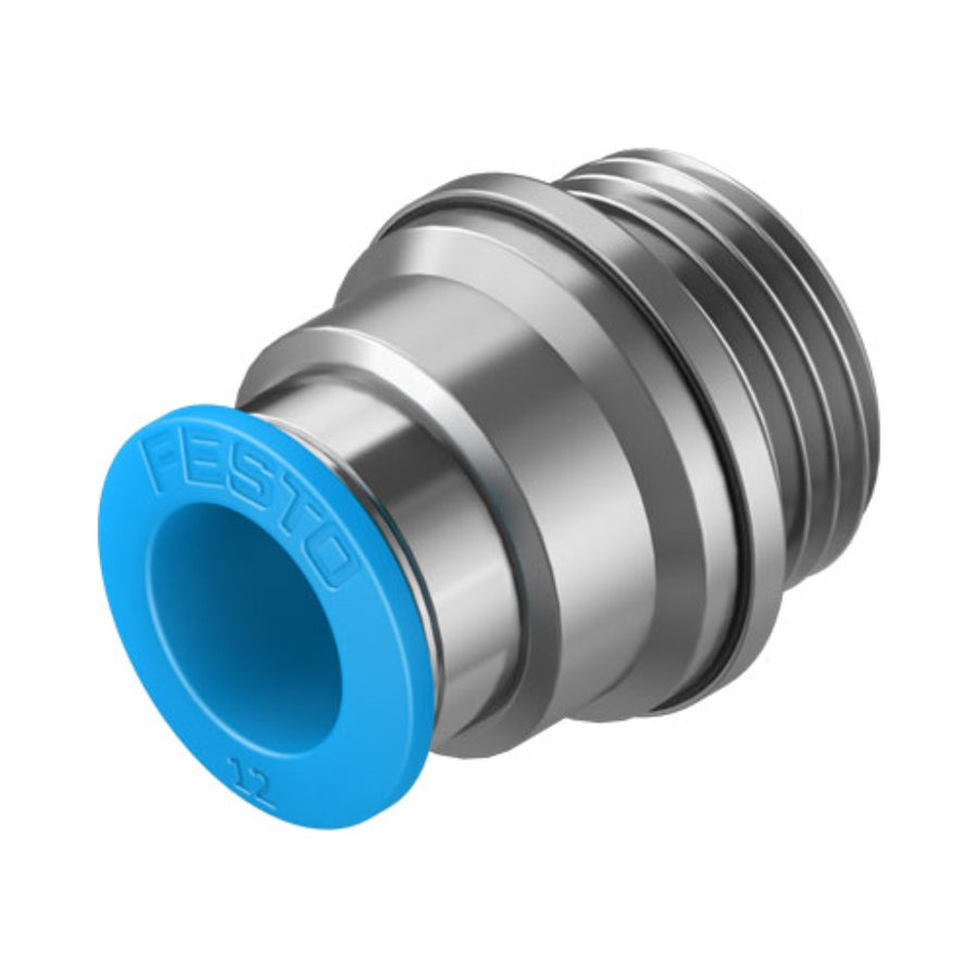 Racor recto QS, G1/2, tubo 12 mm