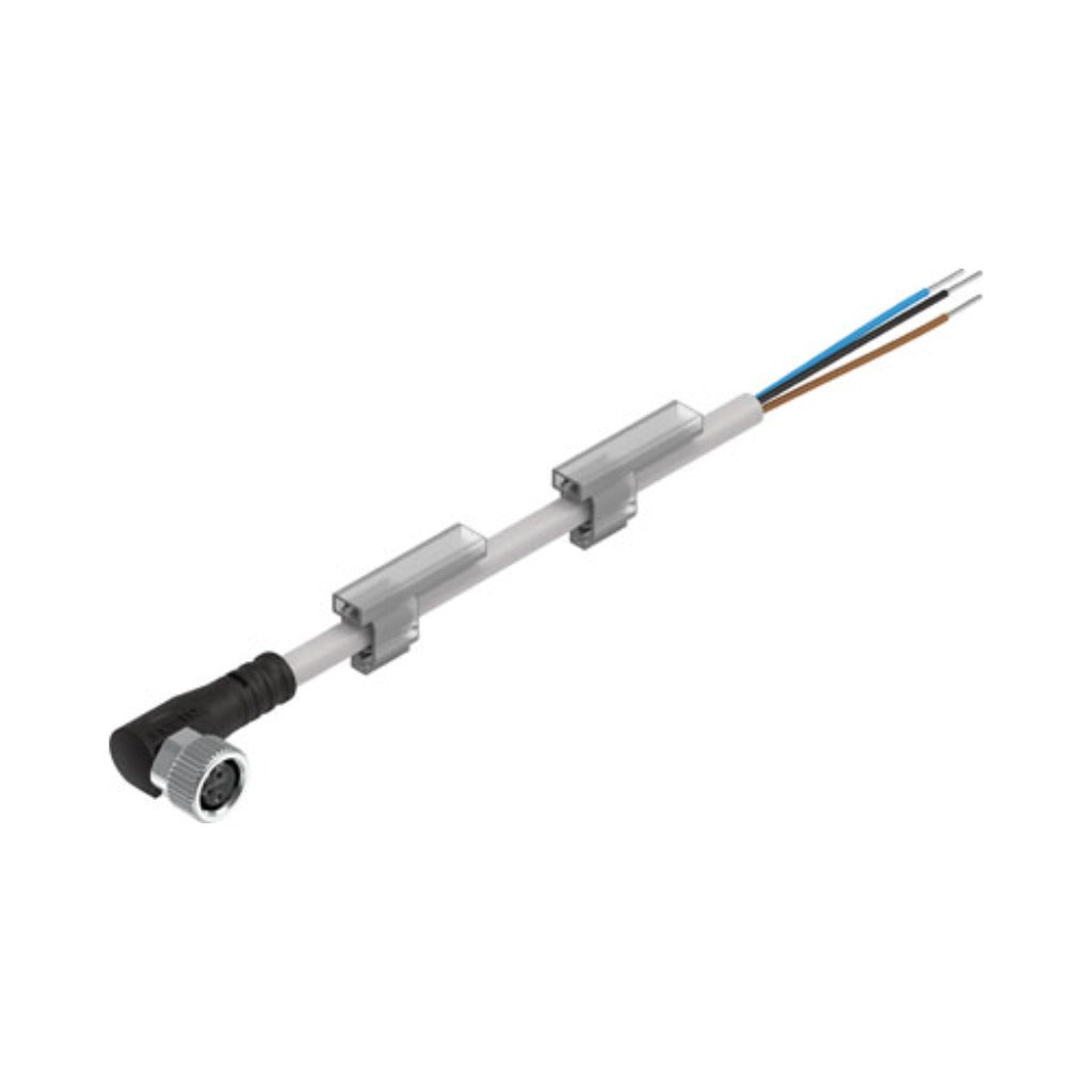Cable de conexión, M8, 3P, acodado, 2,5 m