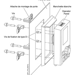 Sinamics G120 IOP/BOP-2 MONTAJE PUERTA