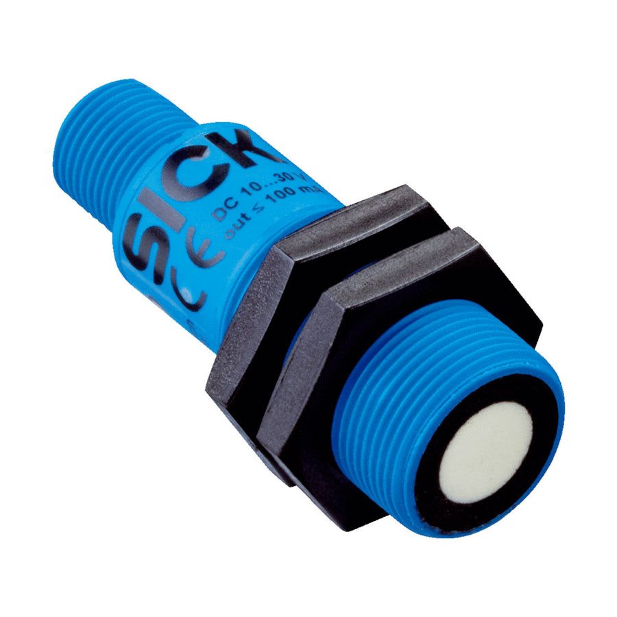 Sensor ultrasonido UM18, Recto, 1 x PNP, M12 4P