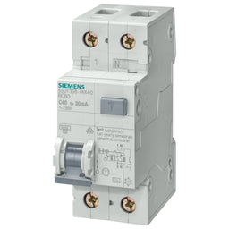 Interruptor diferencial combinado, 1+N polo, tipo AC, curva C, 6kA, 6A, 300mA