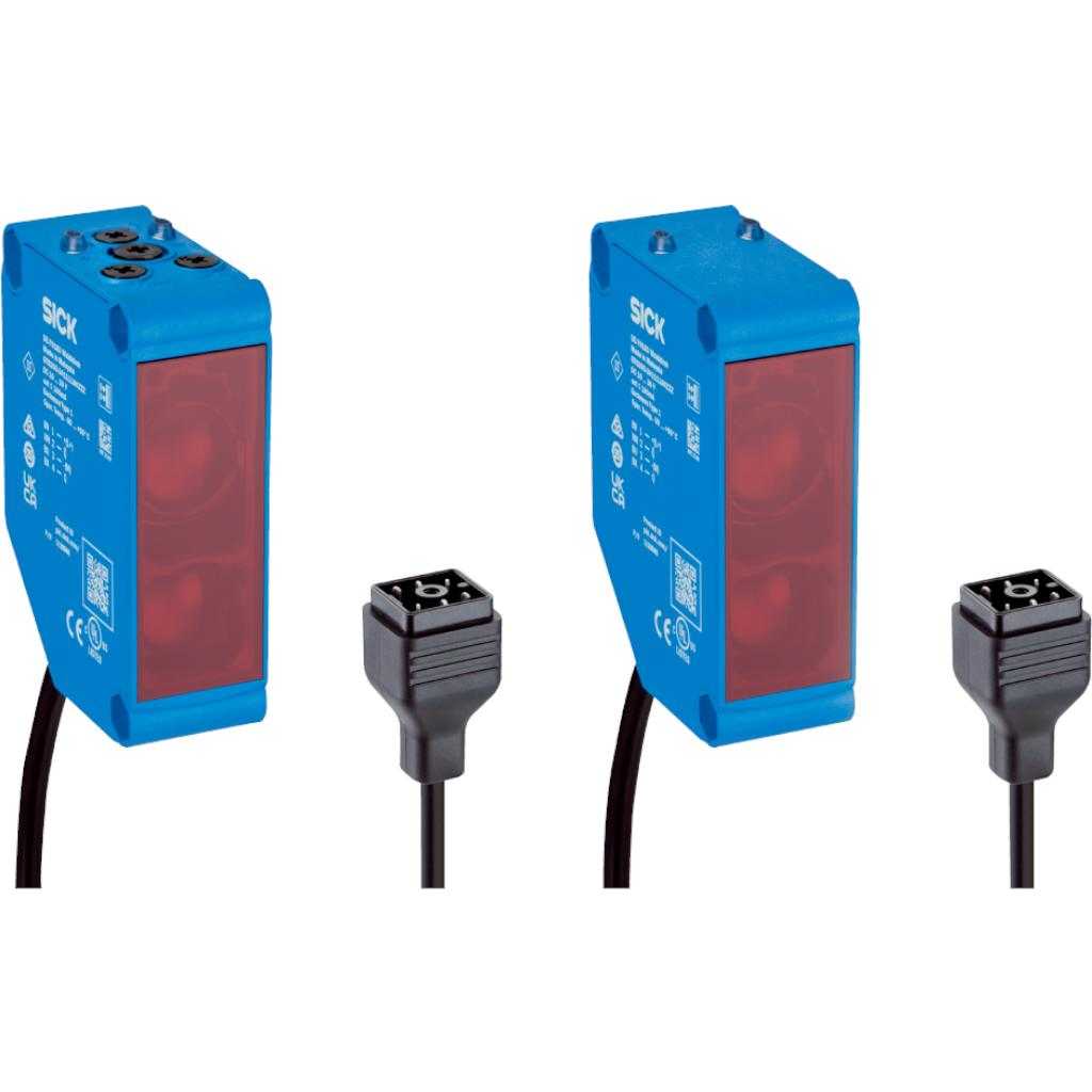 Barrera emisor-receptor GSE20G LED, Relé SPDT, claro/oscuro, cable Q6 6P cod.AC/UC 300mm