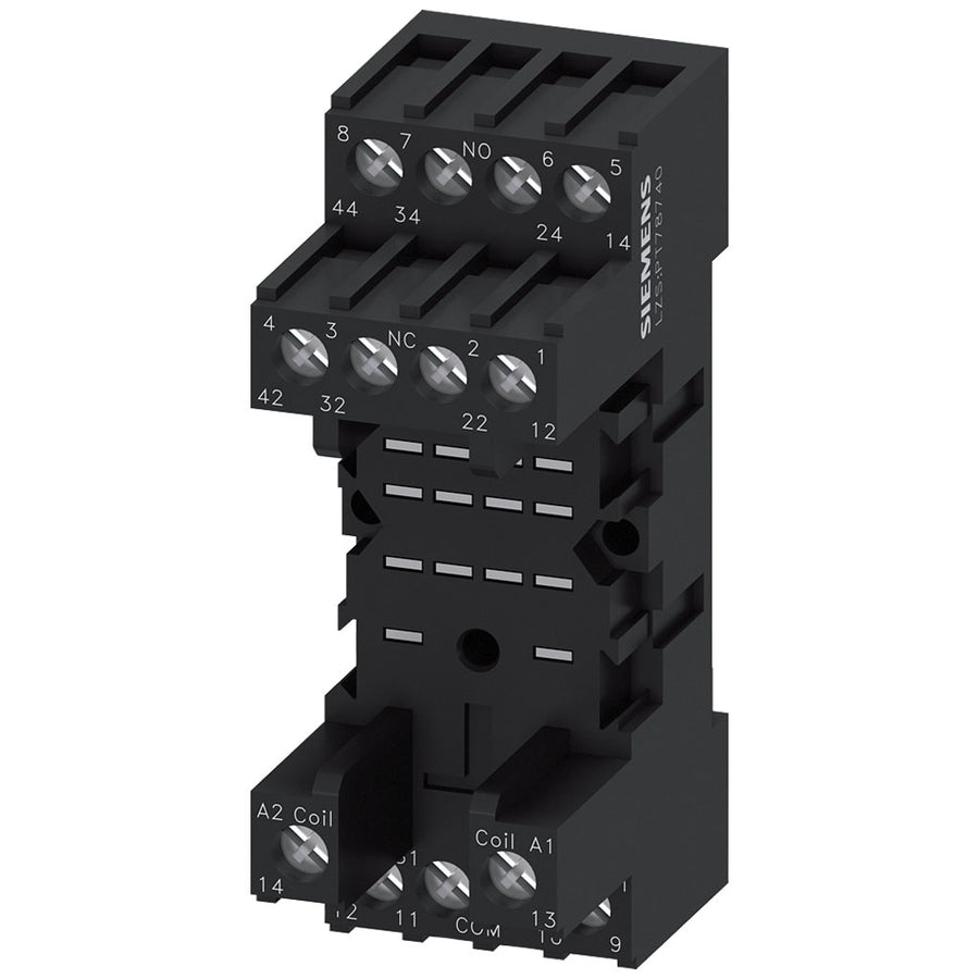 Zócalo relé, PT, 4CO, tornillo