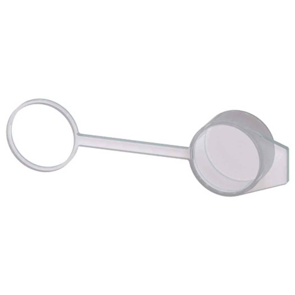 Cabeza llave 3SU, 22mm, transparente, con llave