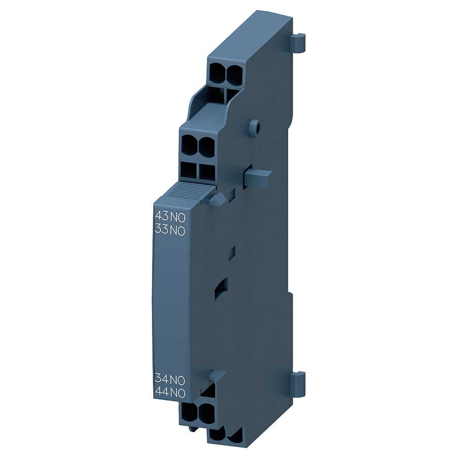Interruptor auxiliar adosable en lateral 2NC bornes de resorte para interruptor automático 3RV2