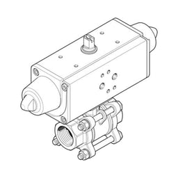 Válvula de bola VZBA 1.1/2"