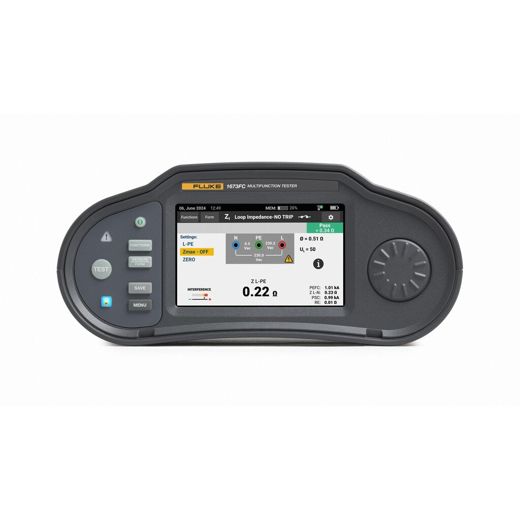 Comprobador de instalaciones multifunción Fluke 1673 FC SCH