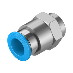 Racor recto rosca hembra QSF, 1/4, tubo 12 mm