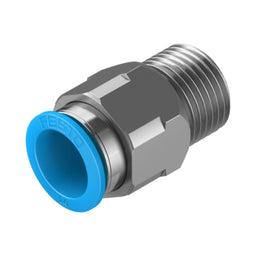 Racor recto QS, 1/2, tubo 16 mm