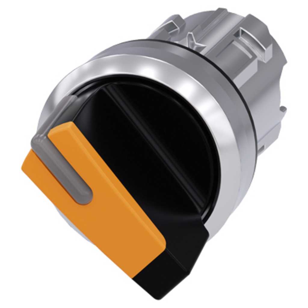Cabeza selector 3SU, 22mm, metal, selector