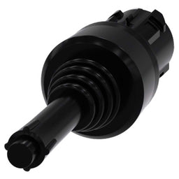 Cabeza pulsador 3SU, 22mm, plástico, negro