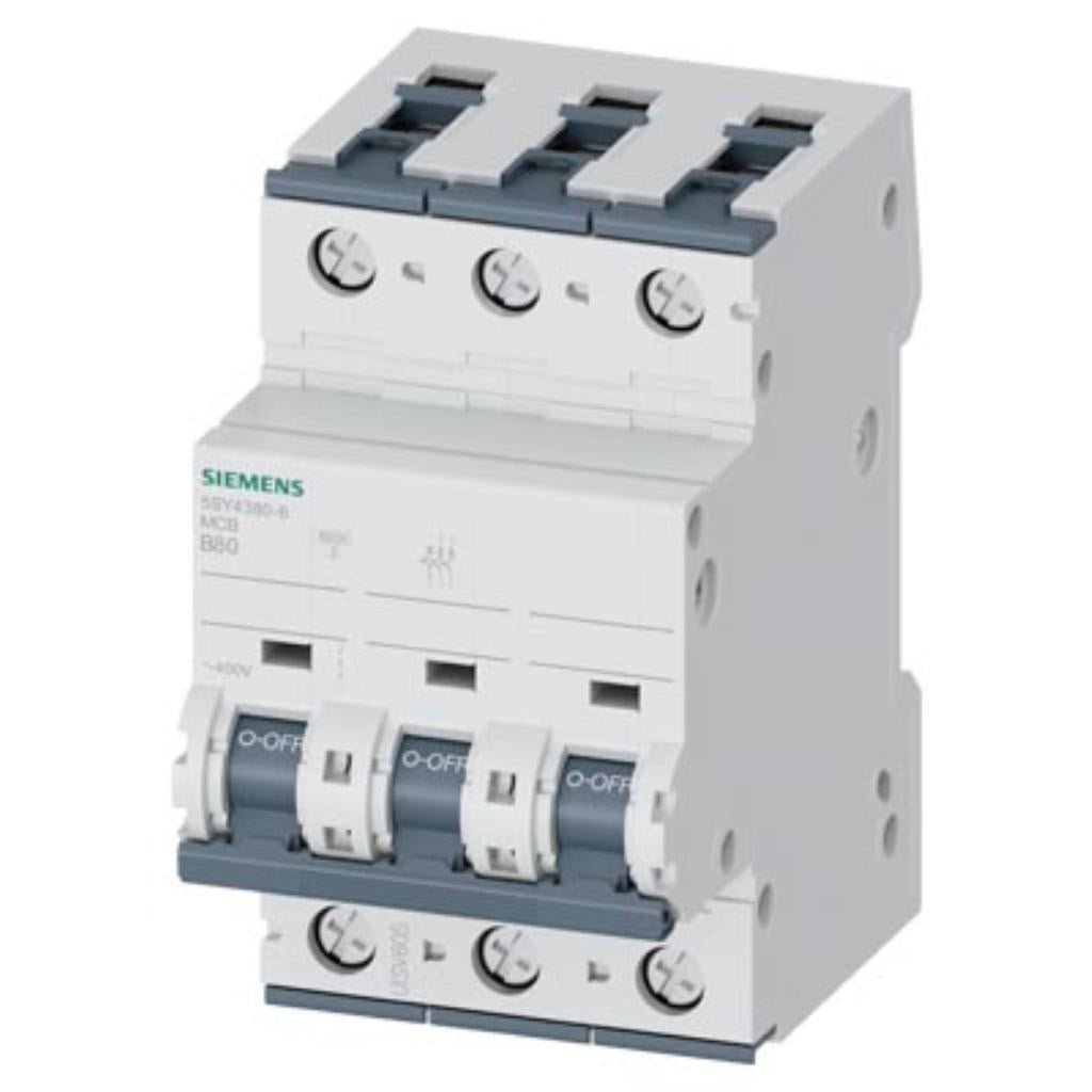 Magnetotérmico 400V 10kA, 3 polos, B, 80A, T=70 mm