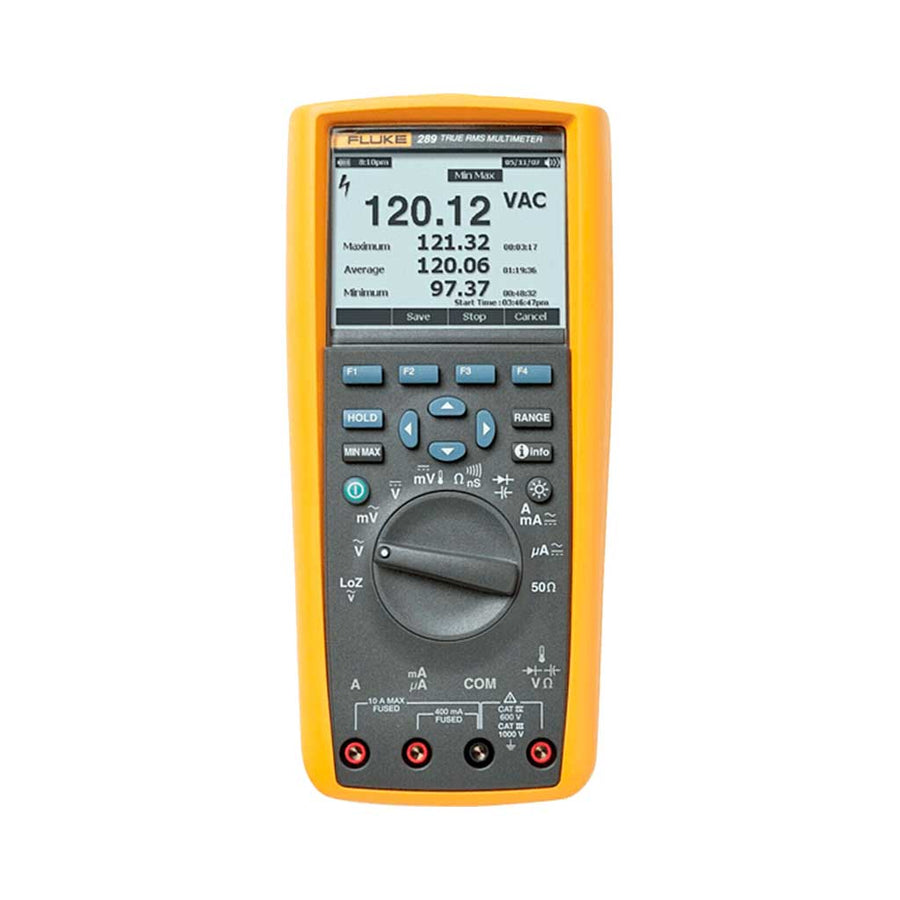 Multímetro industrial de registro de datos de valor eficaz verdadero Fluke 289